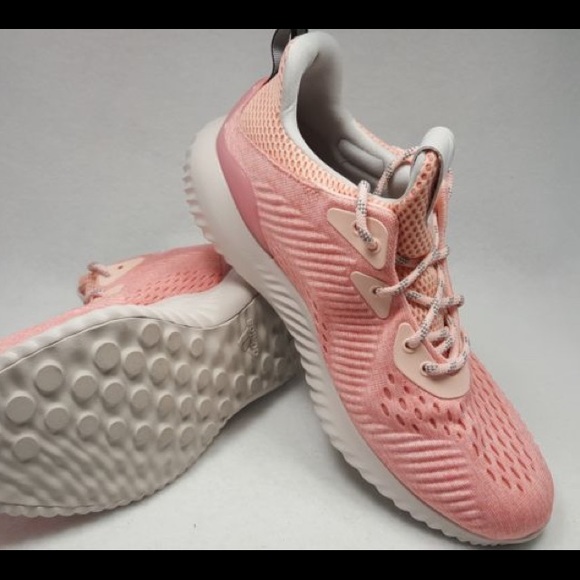 adidas Shoes - Adidas Alphabounce Icy Pink White Mesh Train Run